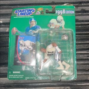 Football Figure with Card